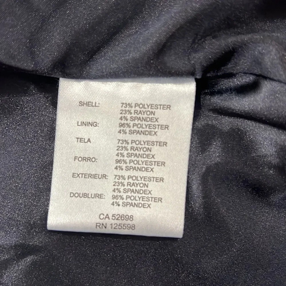 Ellen Tracy Blue Pleated Front Knee Length Dress elastic waist band size 4 - Picture 5 of 5